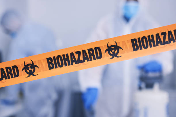 Professional Blood Cleanup technician working in Fairview, GA
